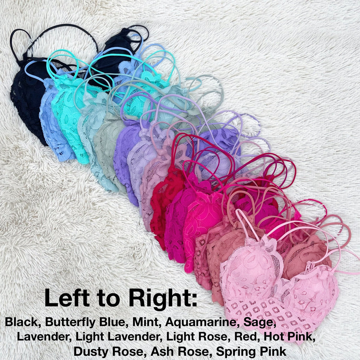 Crochet Lace Bralette - LT Sage – V.S. Style Boutique