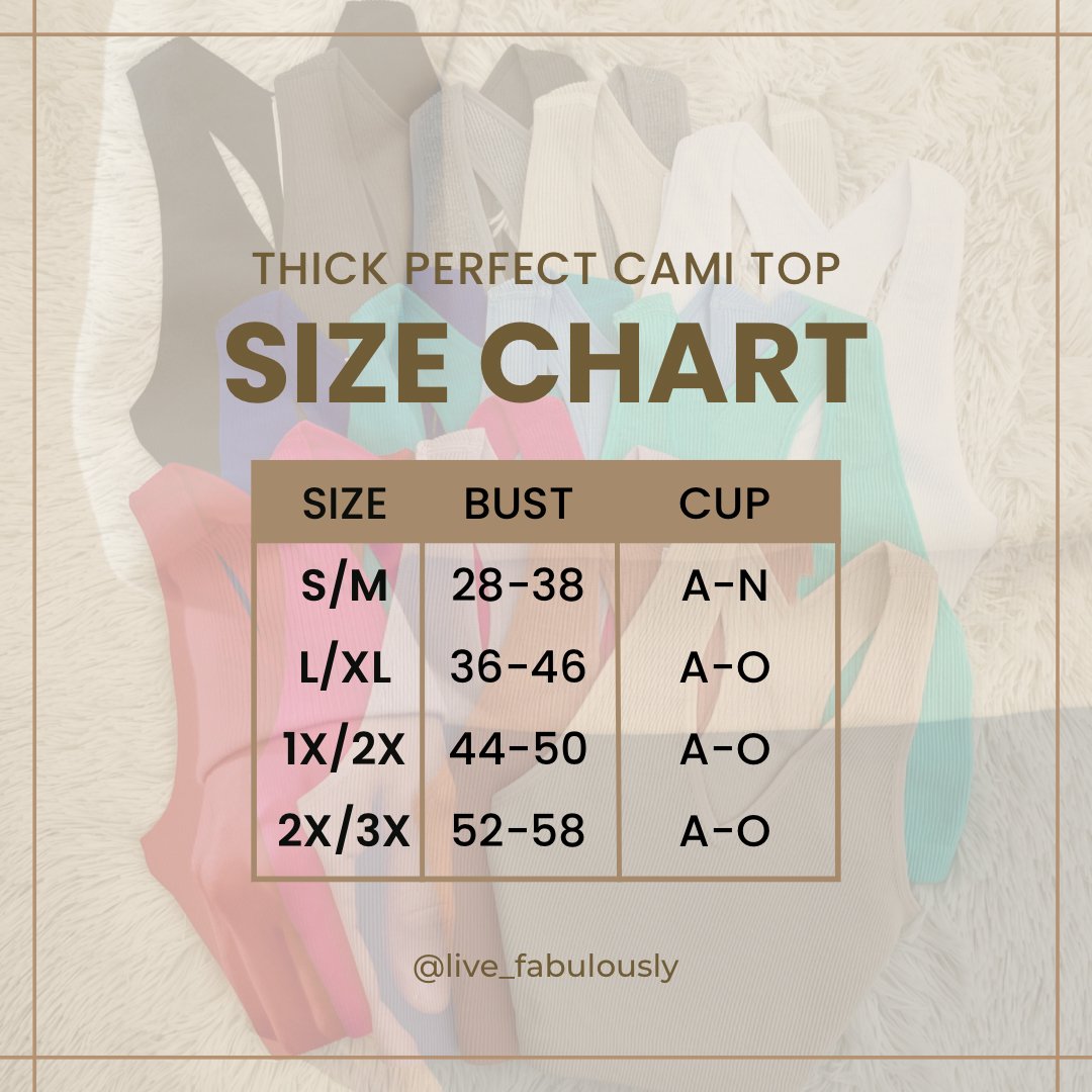 Thick Perfect Cami Top – Live Fabulously