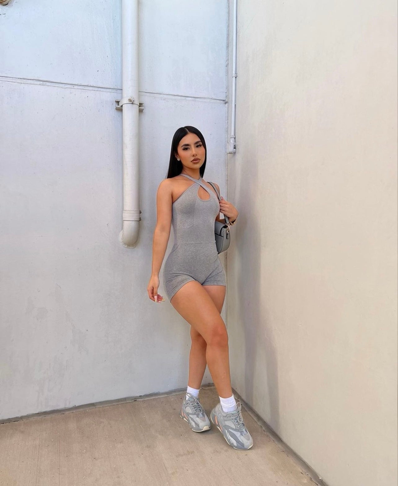 Athletic Stretchy Romper – Live Fabulously