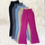 Essential Stretchy Textured Flare Pants - Live Fabulously