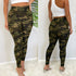 Keeping It Casual Olive Camouflage Leggings