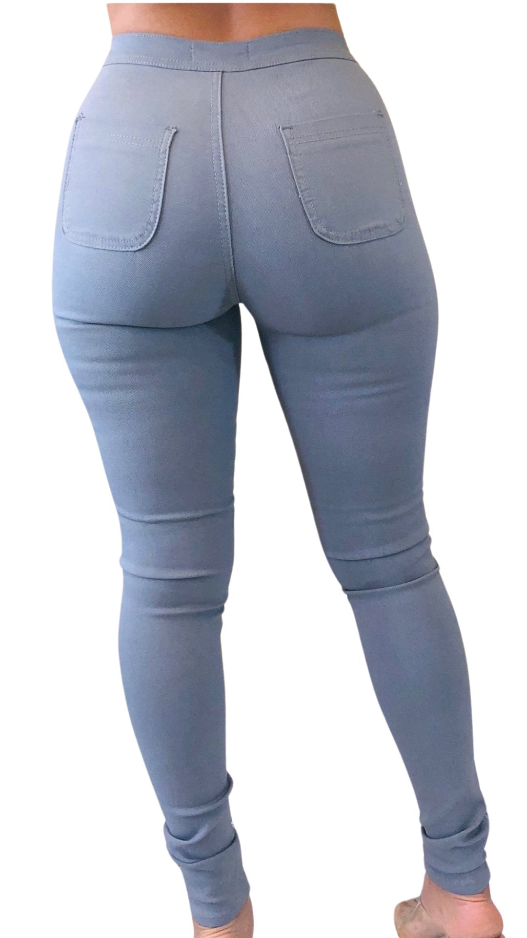 Buy Women's Sky Blue Denim Slim Fit Stretchable Jeggings (34) at
