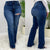 Top Of My Class Slit Jeans (Dark Blue) - Live Fabulously